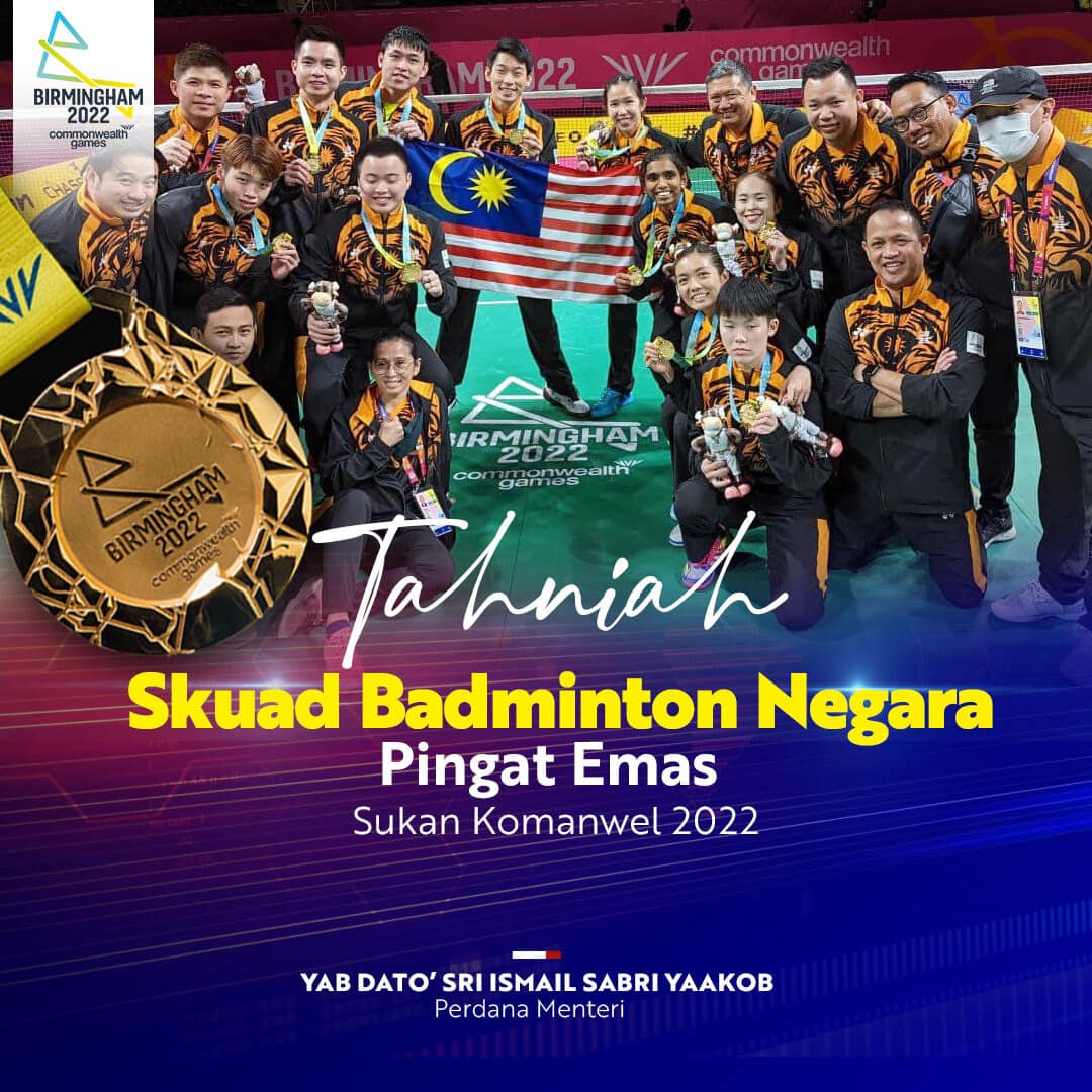 Kejayaan Skuad Badminton Jadi Inspirasi Kepada Kontinjen Malaysia