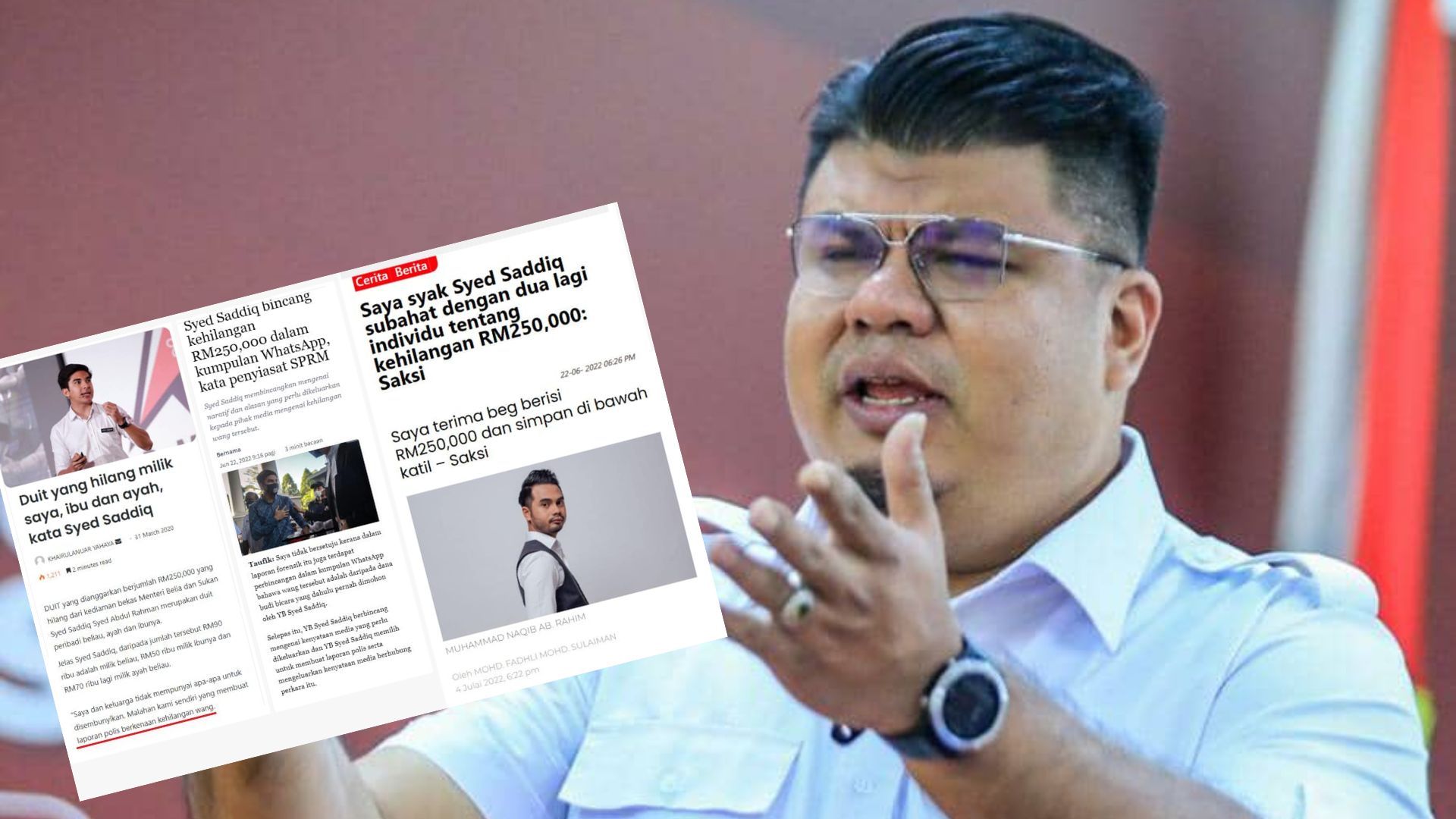 Syed Saddiq Guna Ibu Bapa Tutup Salah Laku… Laporan Polis Palsu Juga ...