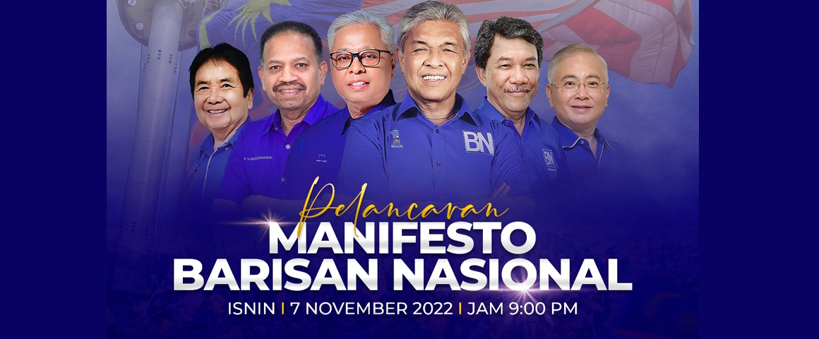 Jom Saksikan ‘Live’ Pelancaran Manifesto BN Malam Ini