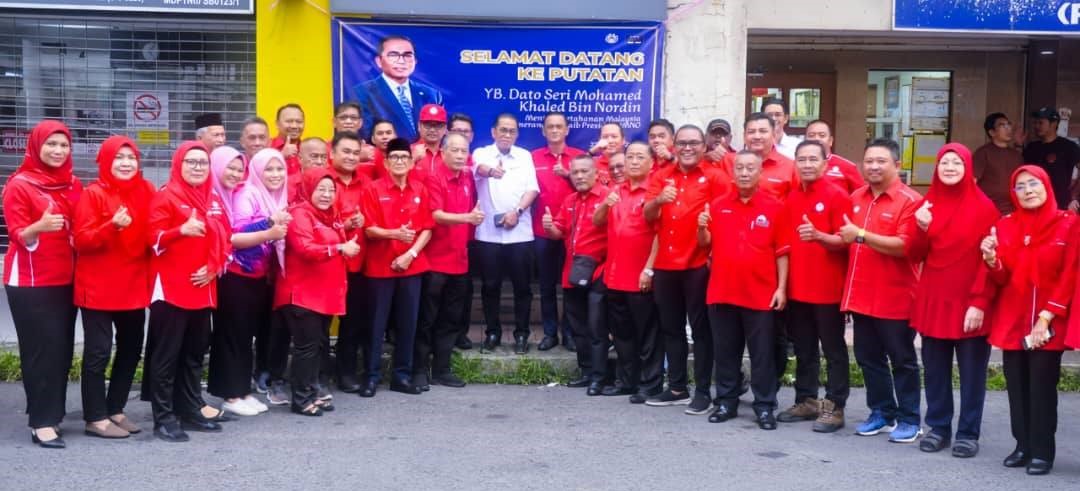 Jeffery Nor Hargai Kehadiran Khaled Nordin, Suntik Semangat UMNO Sabah Hadapi PRN