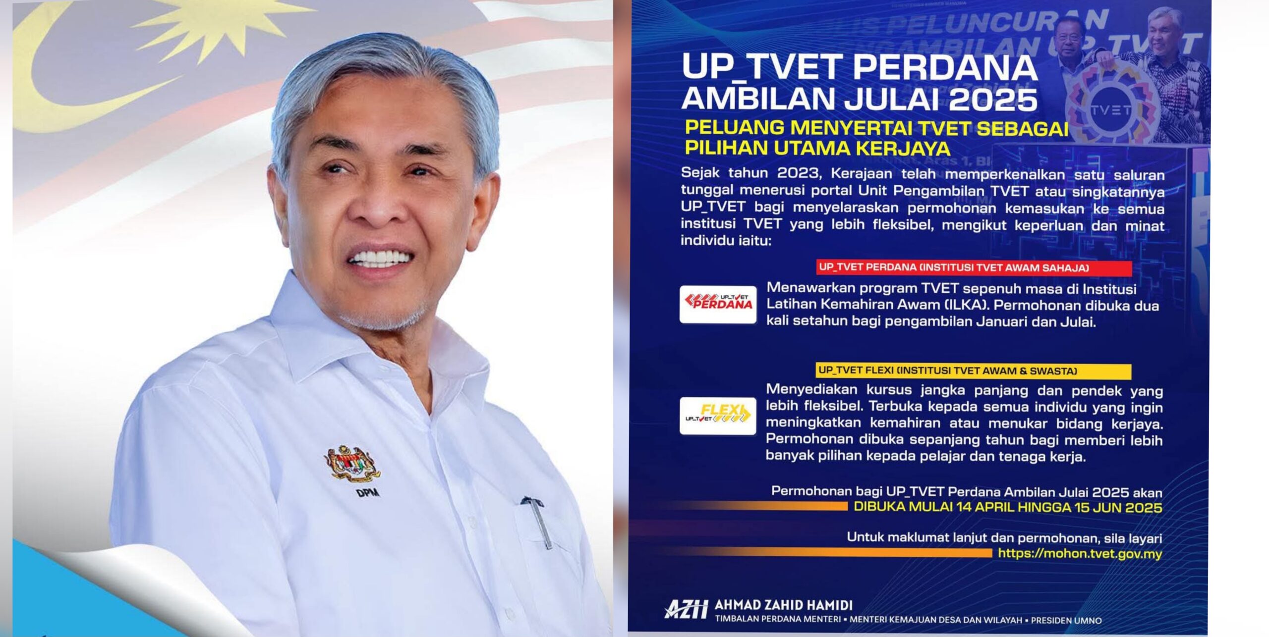 Peluang Sertai TVET Sebagai Pilihan Utama Kerjaya – Ahmad Zahid