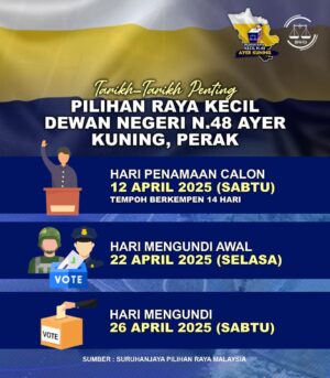 PRK Ayer Kuning: 93.4 Peratus Pengundi Awal Tunai Tanggungjawab
