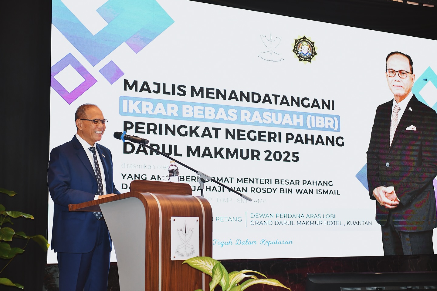 IBR Negeri Pahang: Manifestasi Perkukuh Integriti, Perangi Rasuah