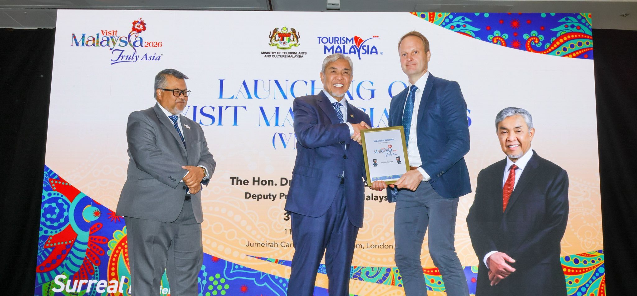 Pelancaran Visit Malaysia 2026 Di UK, Ahmad Zahid Promosi Pelancongan Di Pentas Global