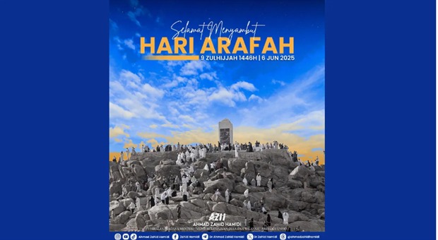 Ahmad Zahid Seru Umat Islam Manfaat Keberkatan Hari Arafah