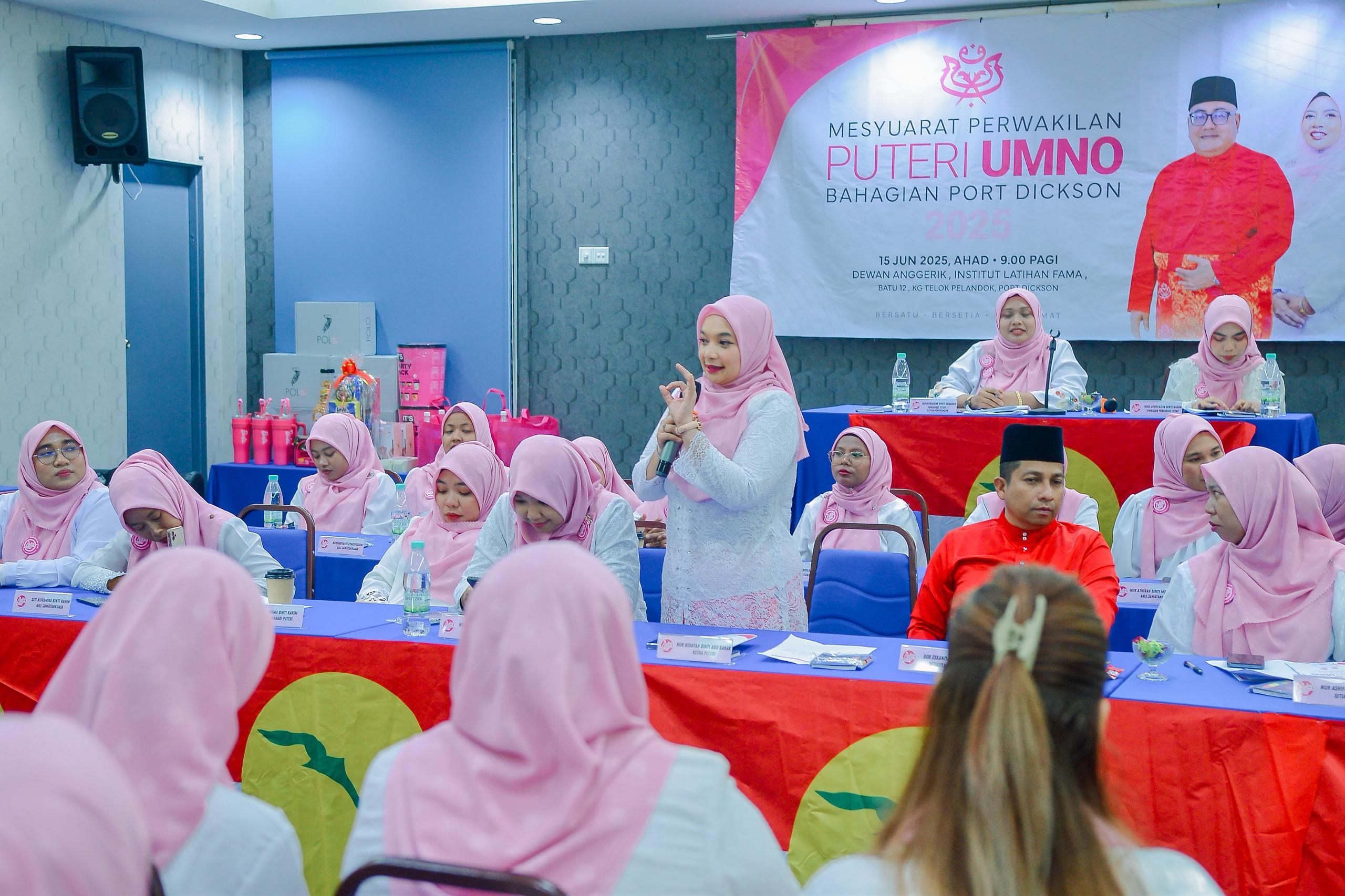 Puteri UMNO Port Dickson Terus Tekad Perjuangkan Usul Had Umur 40 Tahun