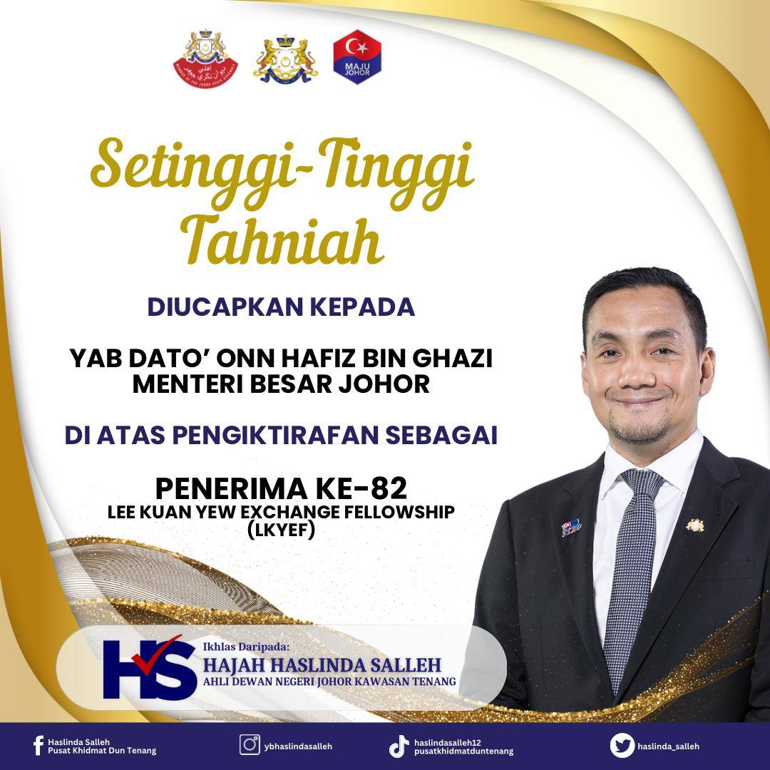 LKYEF: Bukti Kecemerlangan Kepimpinan Onn Hafiz Teraju Johor