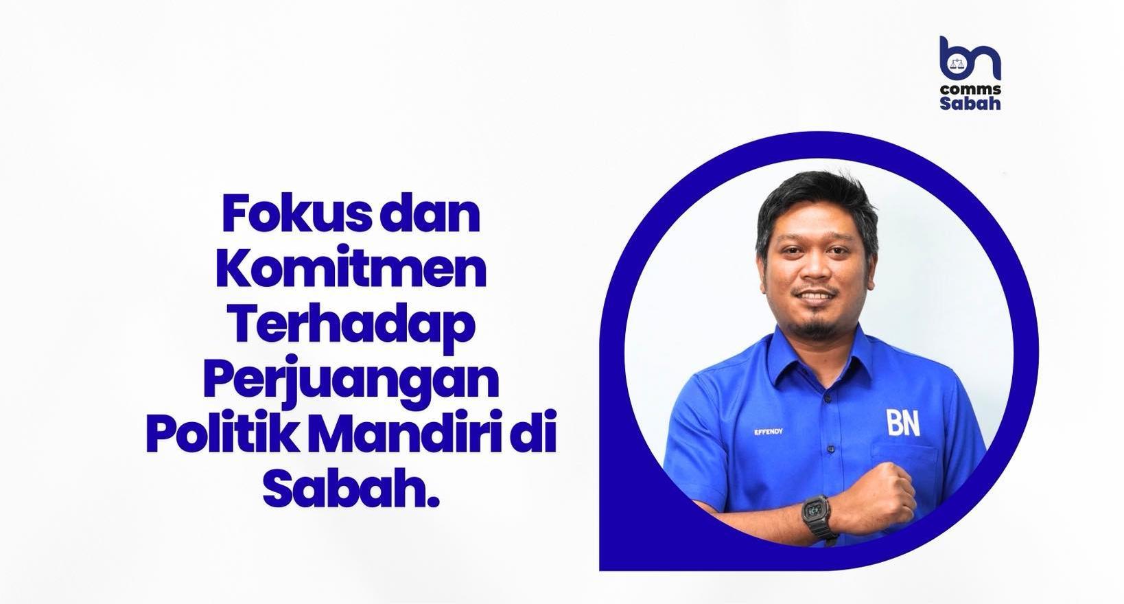 Pemuda BN Sabah Fokus Politik Mandiri, Sokong Pendirian Bung Moktar