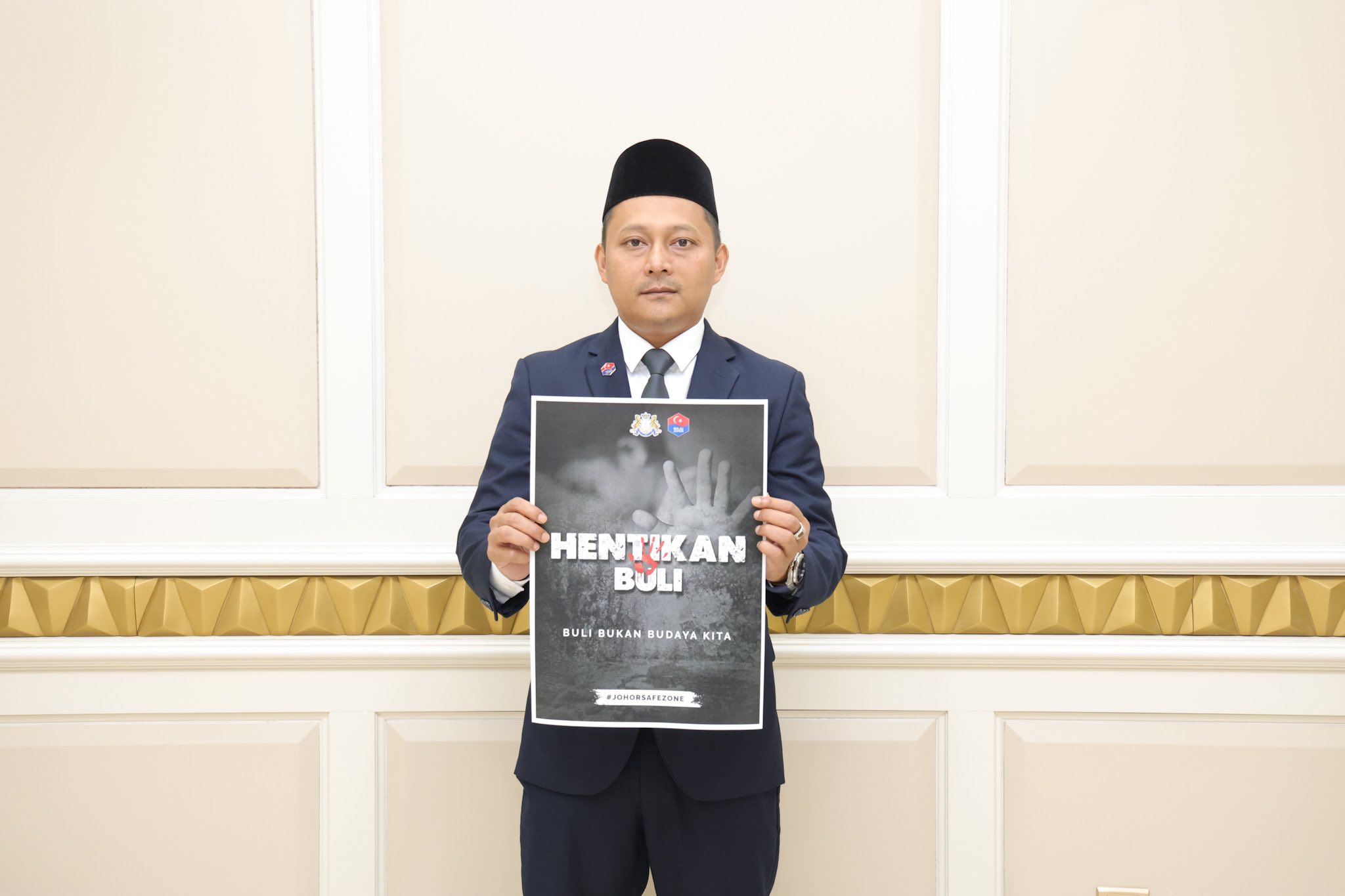 Kerajaan Johor Tolak Budaya Buli…Hentikan Buli – Aznan Tamin