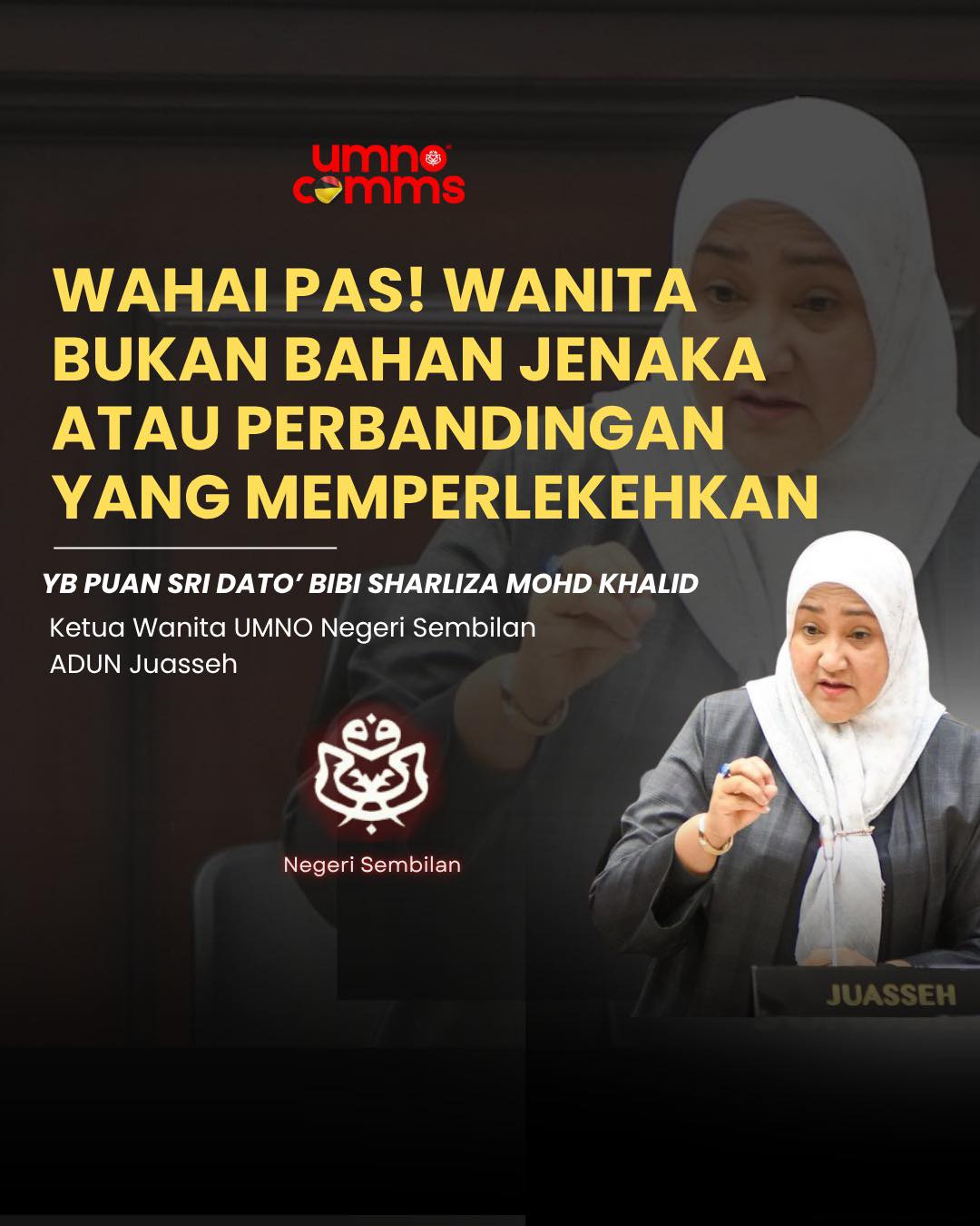 Wahai Pas… Wanita Bukan Bahan Jenaka, Boleh Diperlekehkan