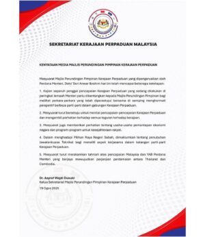 Kerajaan Perpaduan Tumpu Pemantapan Ekonomi, Kesejahteraan Rakyat