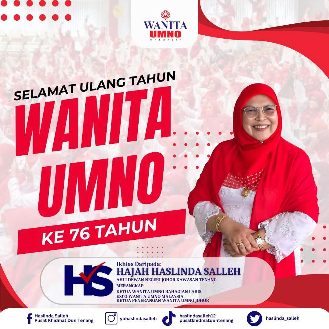 Lebih Tujuh Dekad Berjuang, Wanita UMNO Kekal Teguh – Haslinda