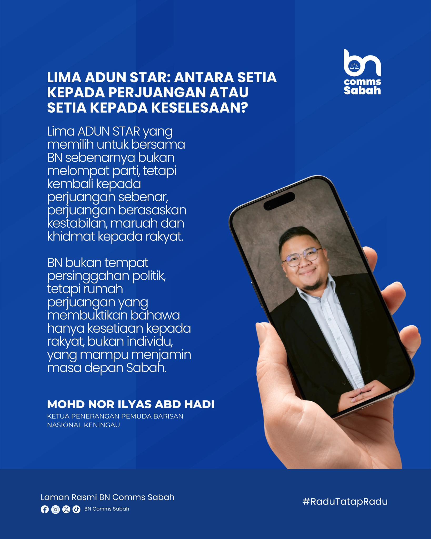 PRN Sabah: Rakyat Menilai… Setia Kepada Perjuangan Atau Keselesaan Politik?