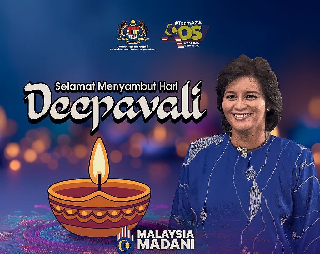 Azalina Ucap Selamat Menyambut Deepavali, Seru Perkukuh Perpaduan