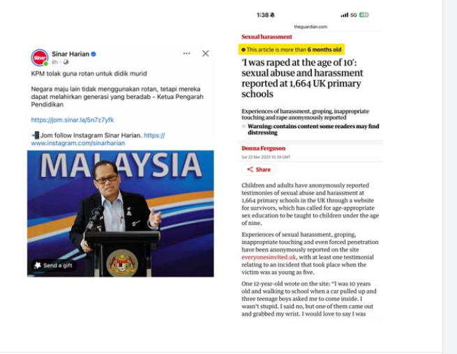 Kembalikan Hukuman Rotan, Bimbang Krisis Moral Pelajar Semakin Parah