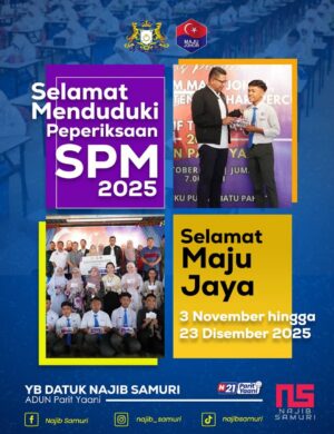 Najib Lontarkan Kata-kata Semangat, Usaha Tangga Kejayaan Buat Calon SPM Dan Pelajar Tingkatan Enam