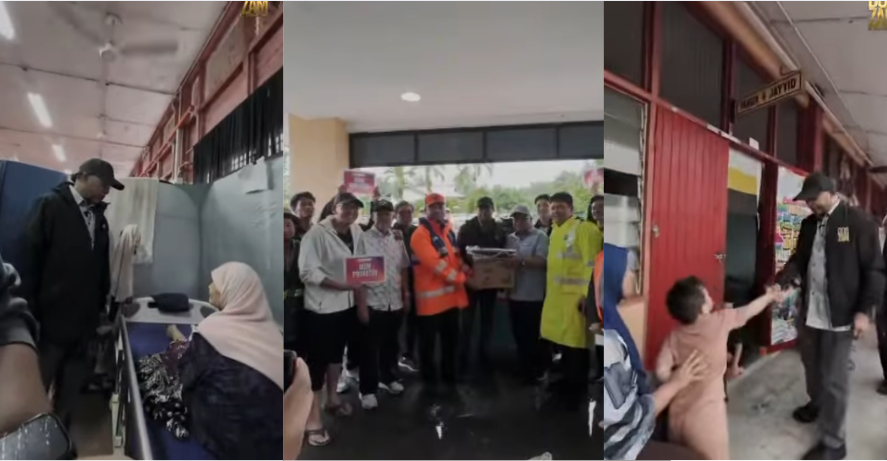 Dr Zambry Turun Padang Santuni Mangsa Banjir