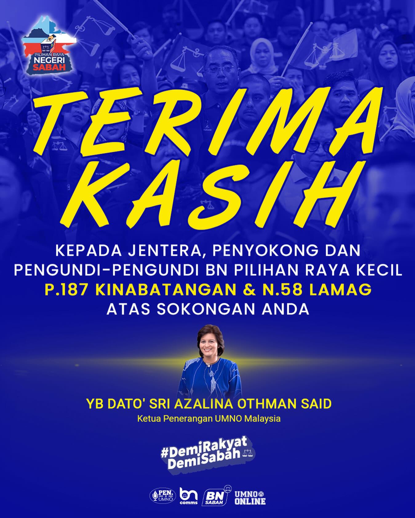 Azalina: Kejayaan Di Kinabatangan Dan Lamag Teruskan Legasi Bung Moktar