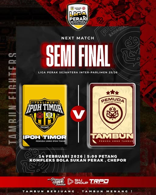 Tambun Fighters Sasar Final, Penyokong Diseru Penuhi Kompleks Bola Sepak Chepor – Akmal Zharif