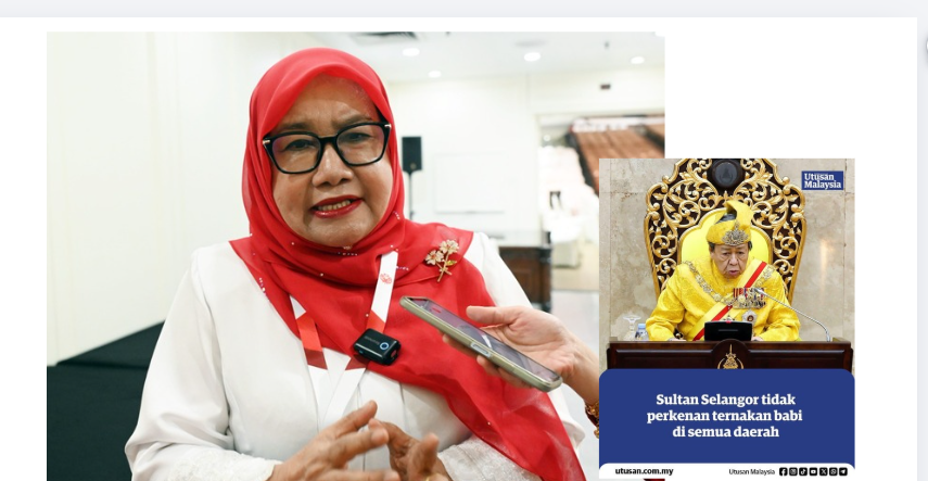 Larangan Penternakan Babi: Titah Sultan Selangor Cerminan Keprihatinan Kepada Rakyat