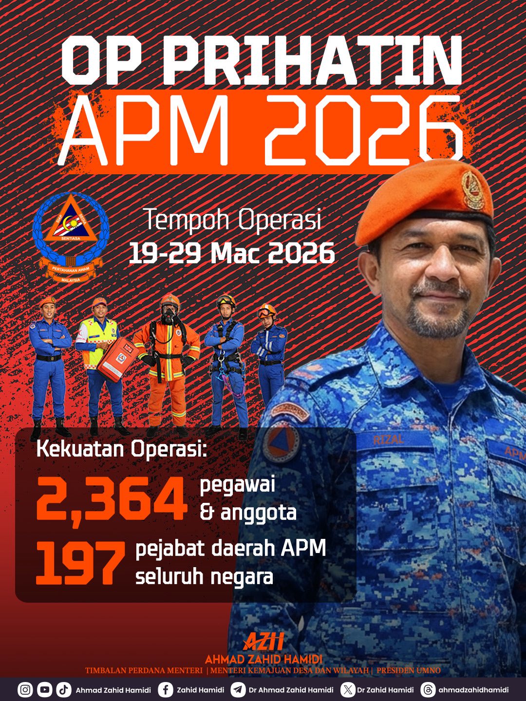 Utamakan Keselamatan Sepanjang Perjalanan Aidilfitri – Ahmad Zahid