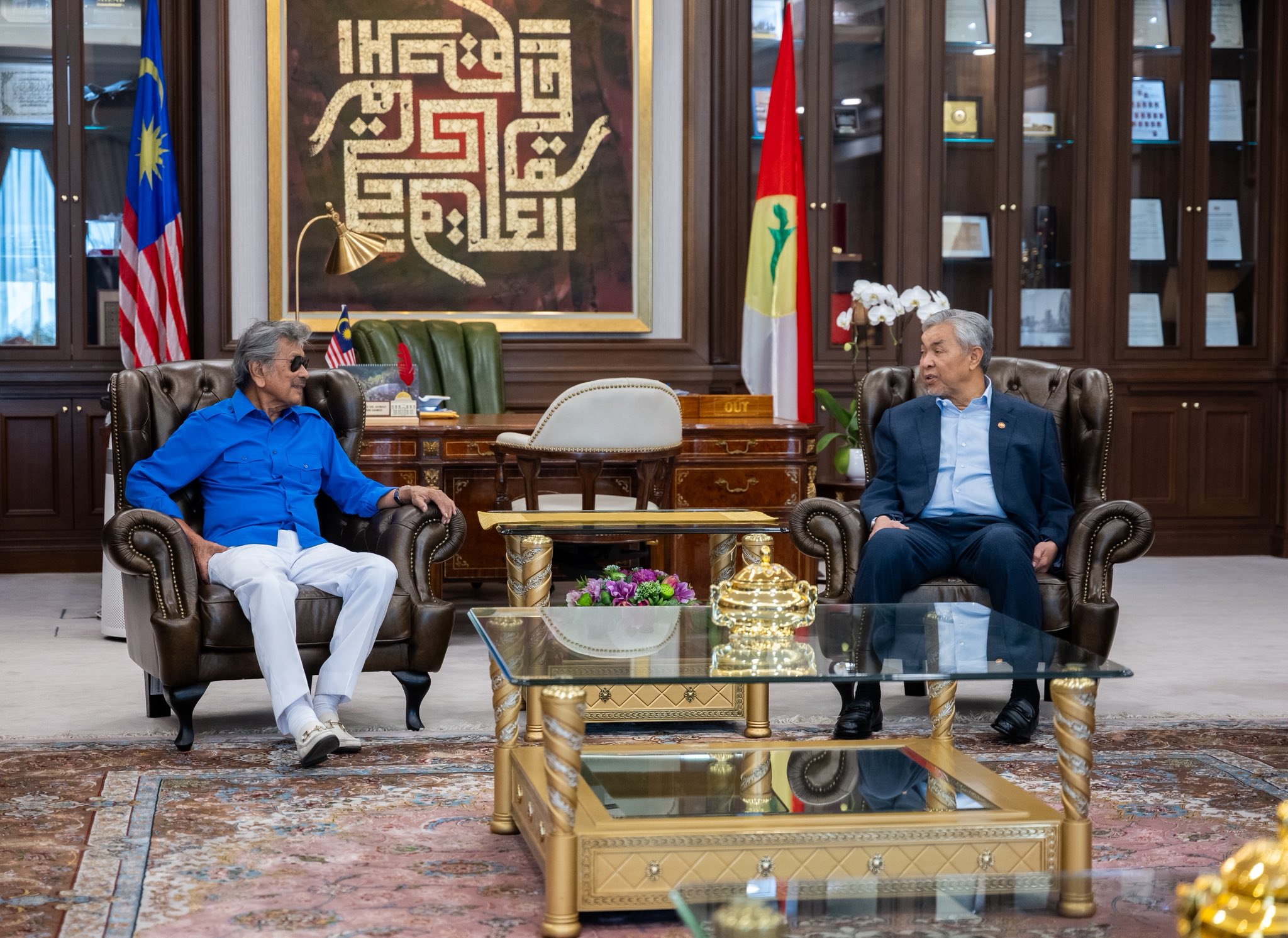 Ahmad Zahid Junjung Kasih Keberangkatan Raja Muda Perak Ke Putrajaya, Bincang Pembangunan Negeri