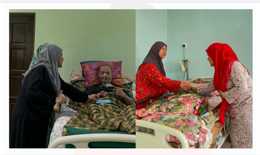 Faizah Terus Turun Padang, Santuni Penduduk Sungai Rambai