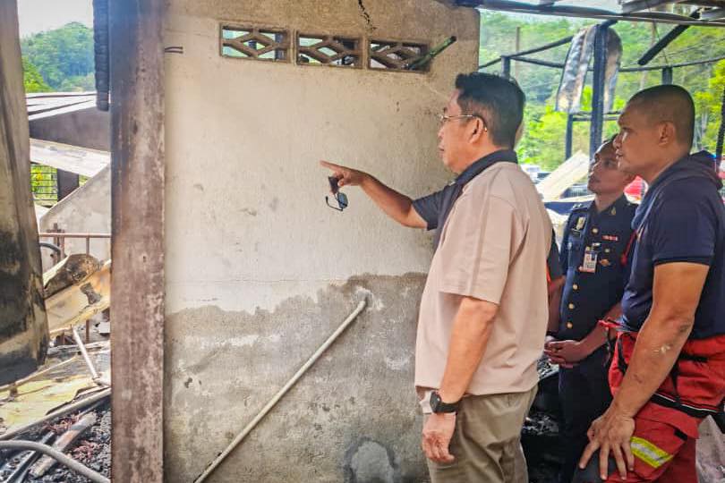 Jalaluddin Ziarah Mangsa Kebakaran, Segerakan Bantuan Kecemasan