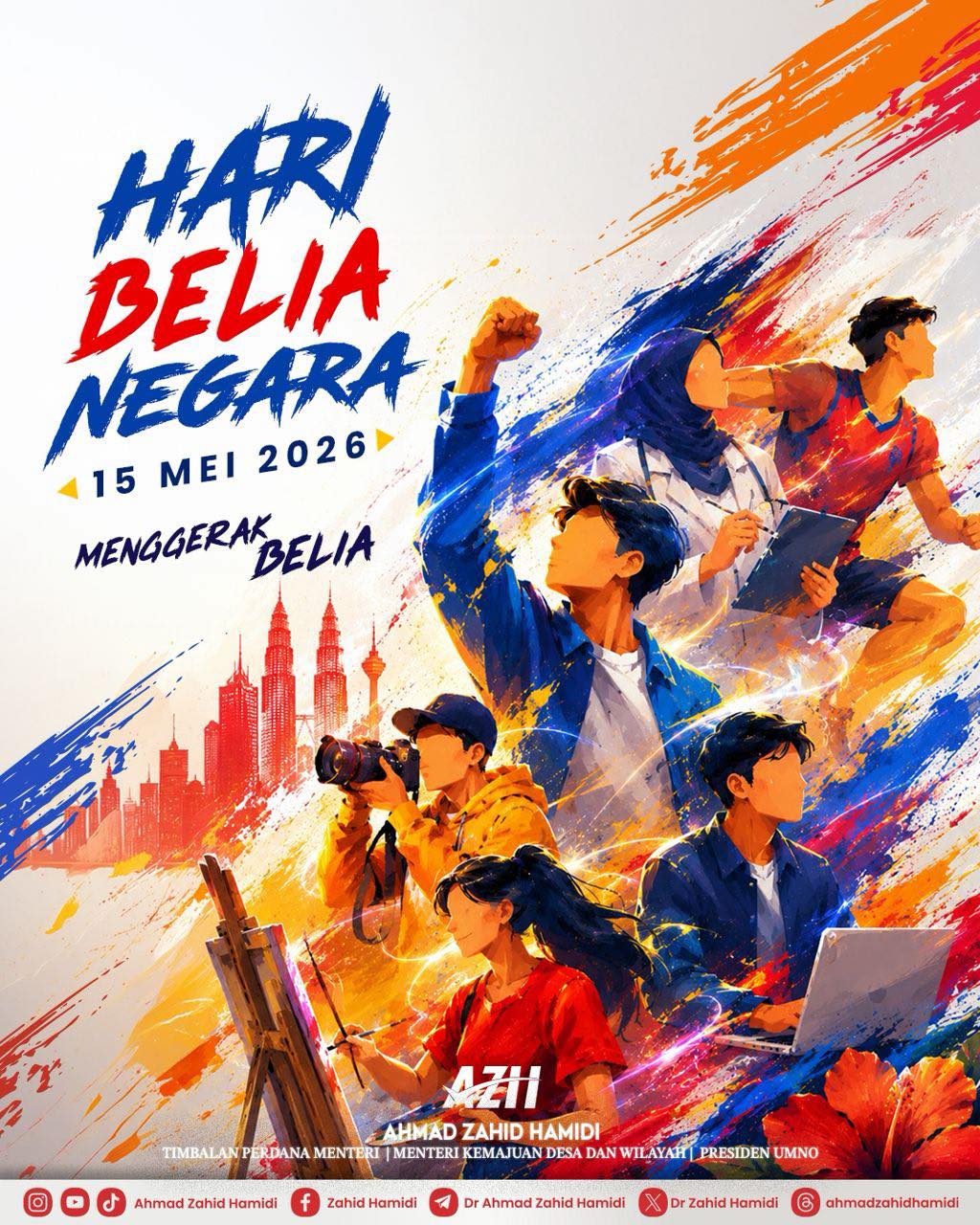 Ahmad Zahid Seru Belia Terus Jadi Penggerak Masa Depan Negara