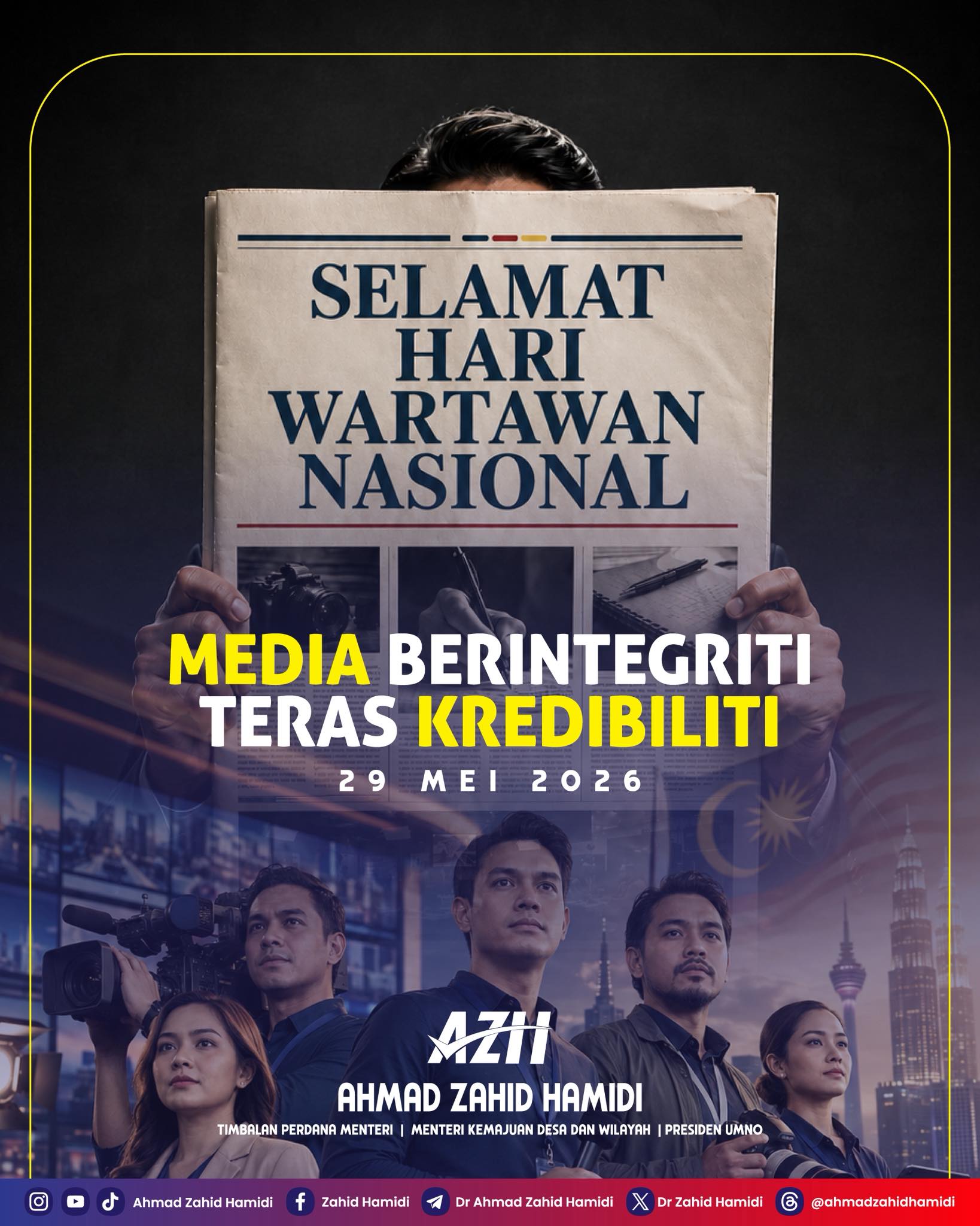 Ahmad Zahid Hargai Peranan Wartawan Sempena HAWANA 2026
