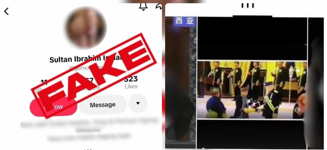 Kerajaan Johor Kecam Akaun TikTok Palsu Guna Imej Agong