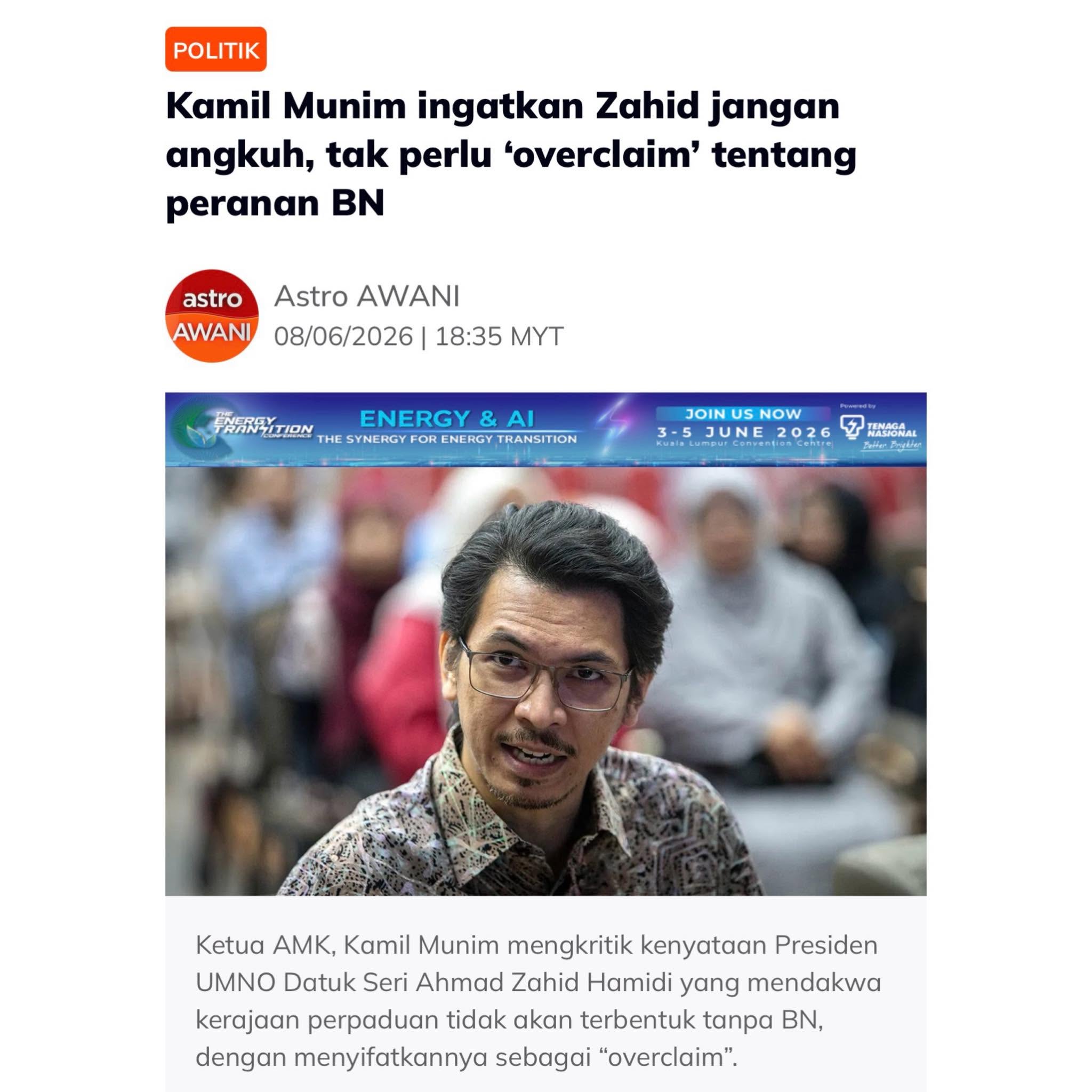 ‘Jangan Buat-buat Lupa, PKR Pernah Bertemu UMNO Un