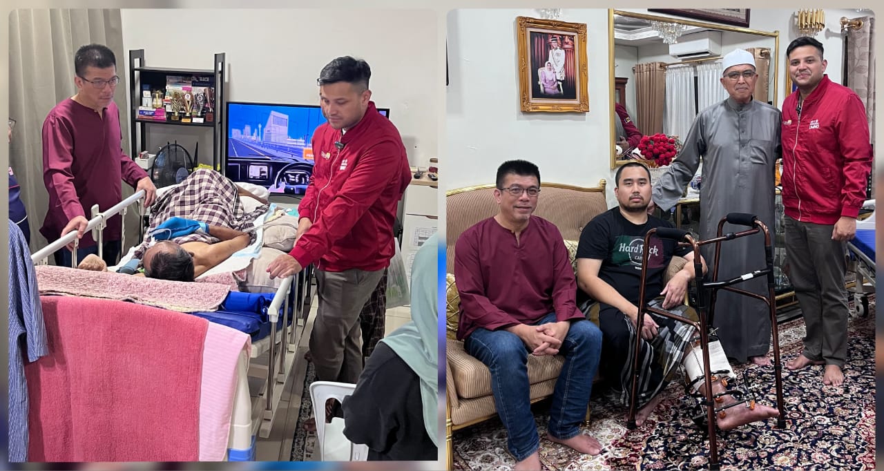 UMNO Putrajaya Santuni Warga Ditimpa Ujian Kesihatan, Sumbang Katil Hospital