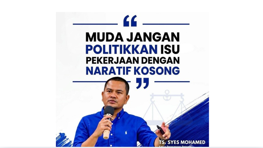 MUDA Usah Main Sentimen Politik, Fakta Buktikan Pe