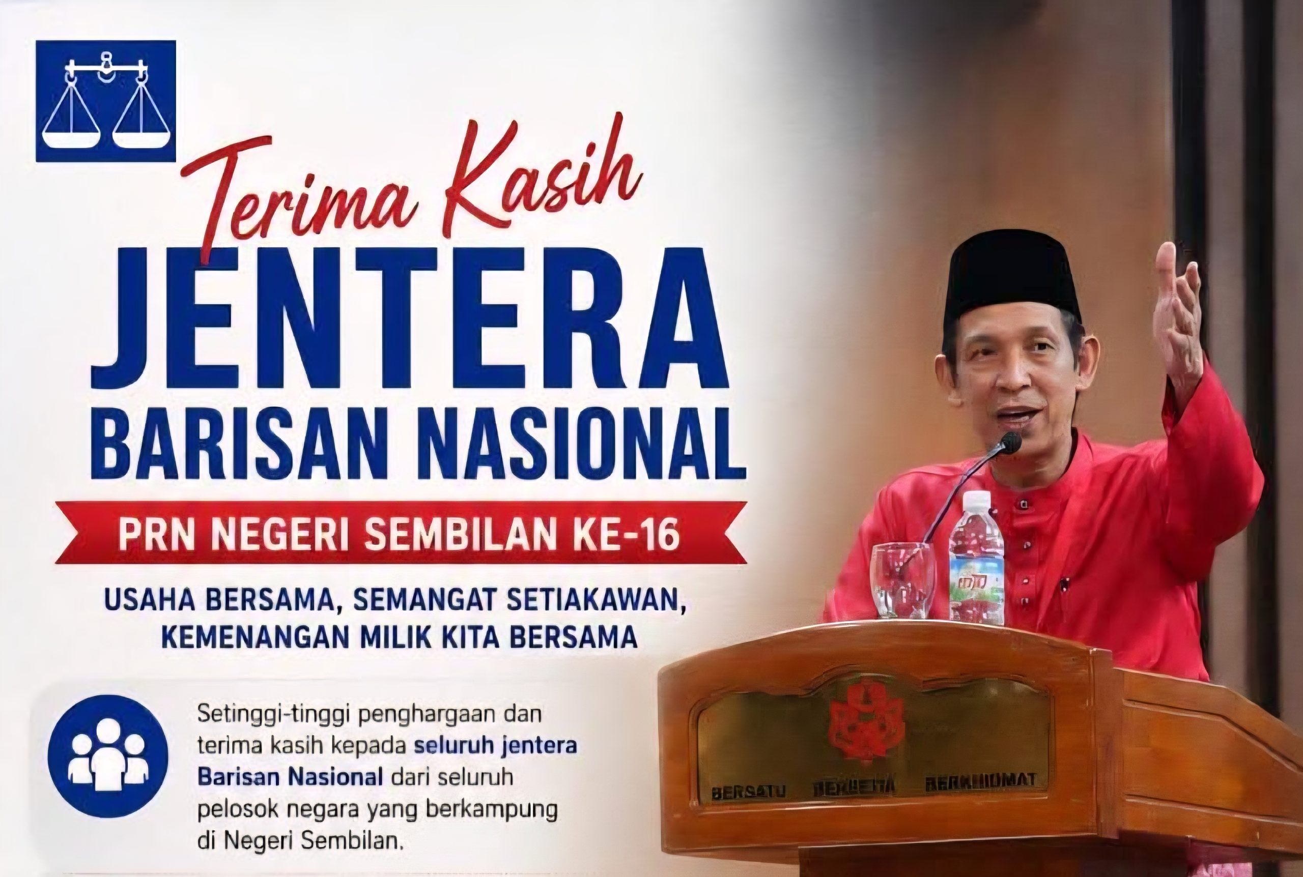 Teruskan Momentum Kemenangan BN, Kekalkan Semangat Juang